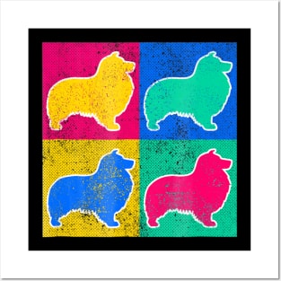 Shetland Sheepdog Pop Art Posters and Art